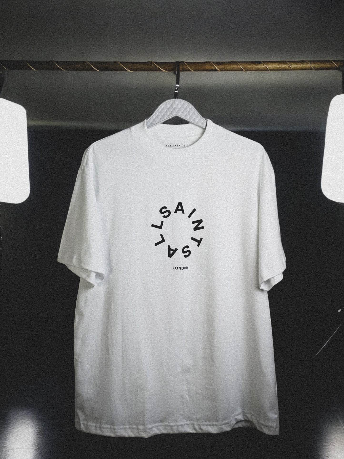 All Saints - Tierra Oversized Crew Neck Logo T-Shirt