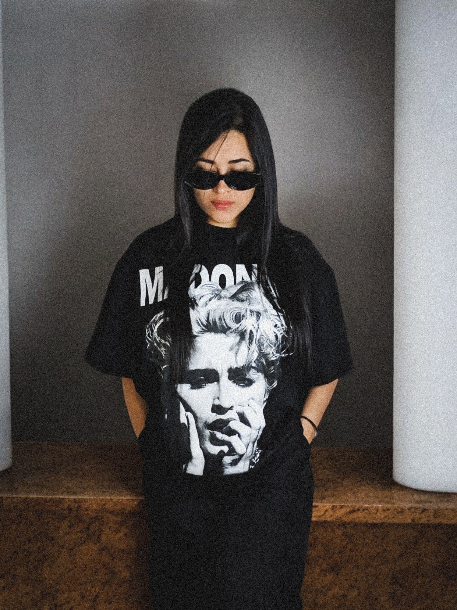 Madonna Tee Shirt Oversized Cremita Project Tienda Streetwear