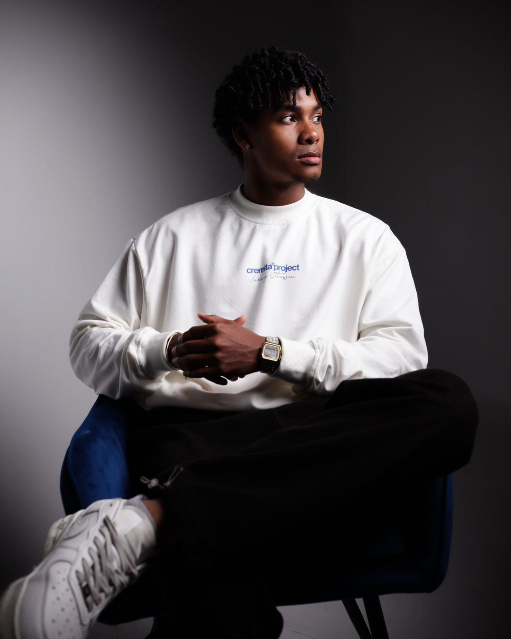 Cremita Project - Sweater Crewneck - Color Hueso