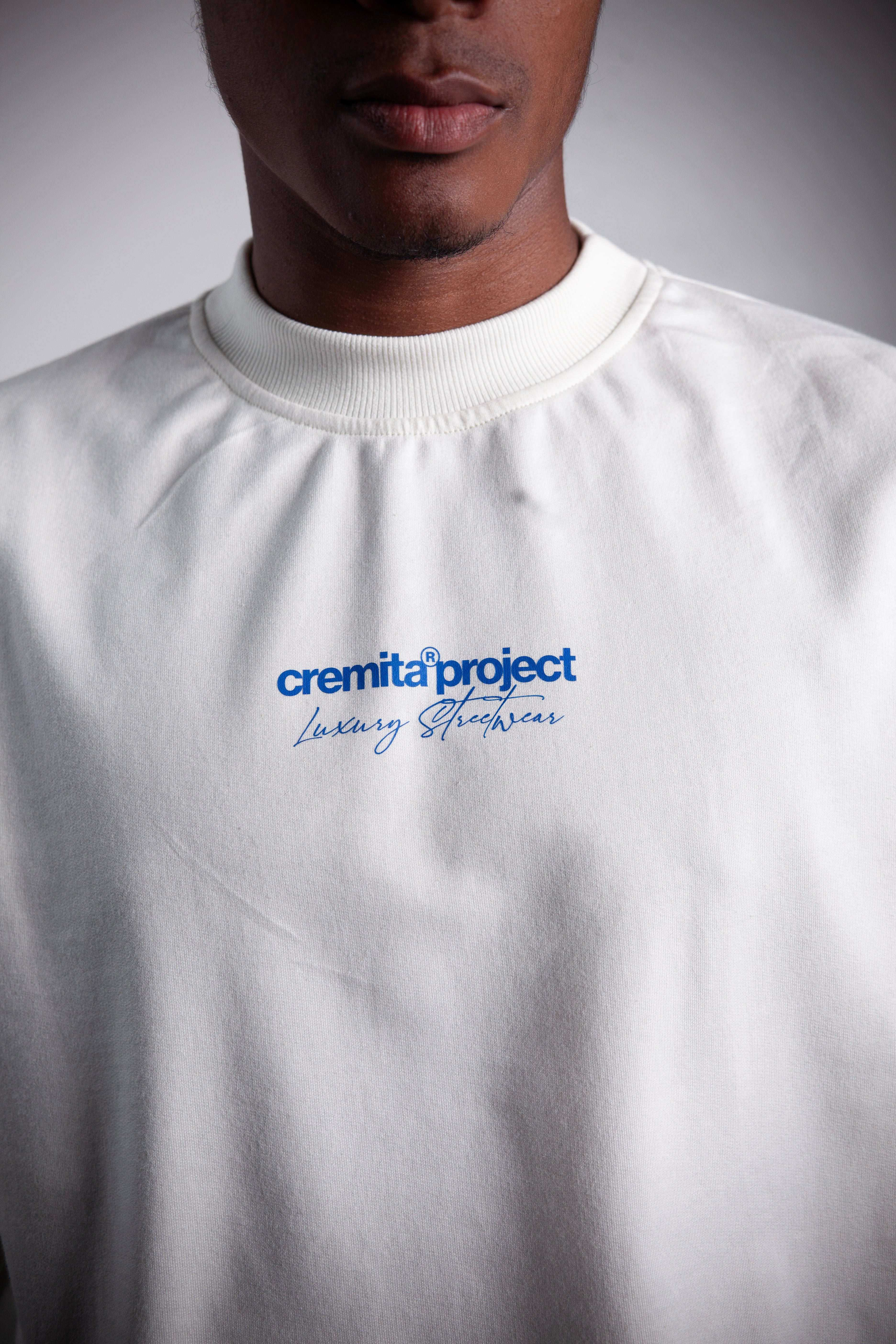 Cremita Project - Sweater Crewneck - Color Hueso