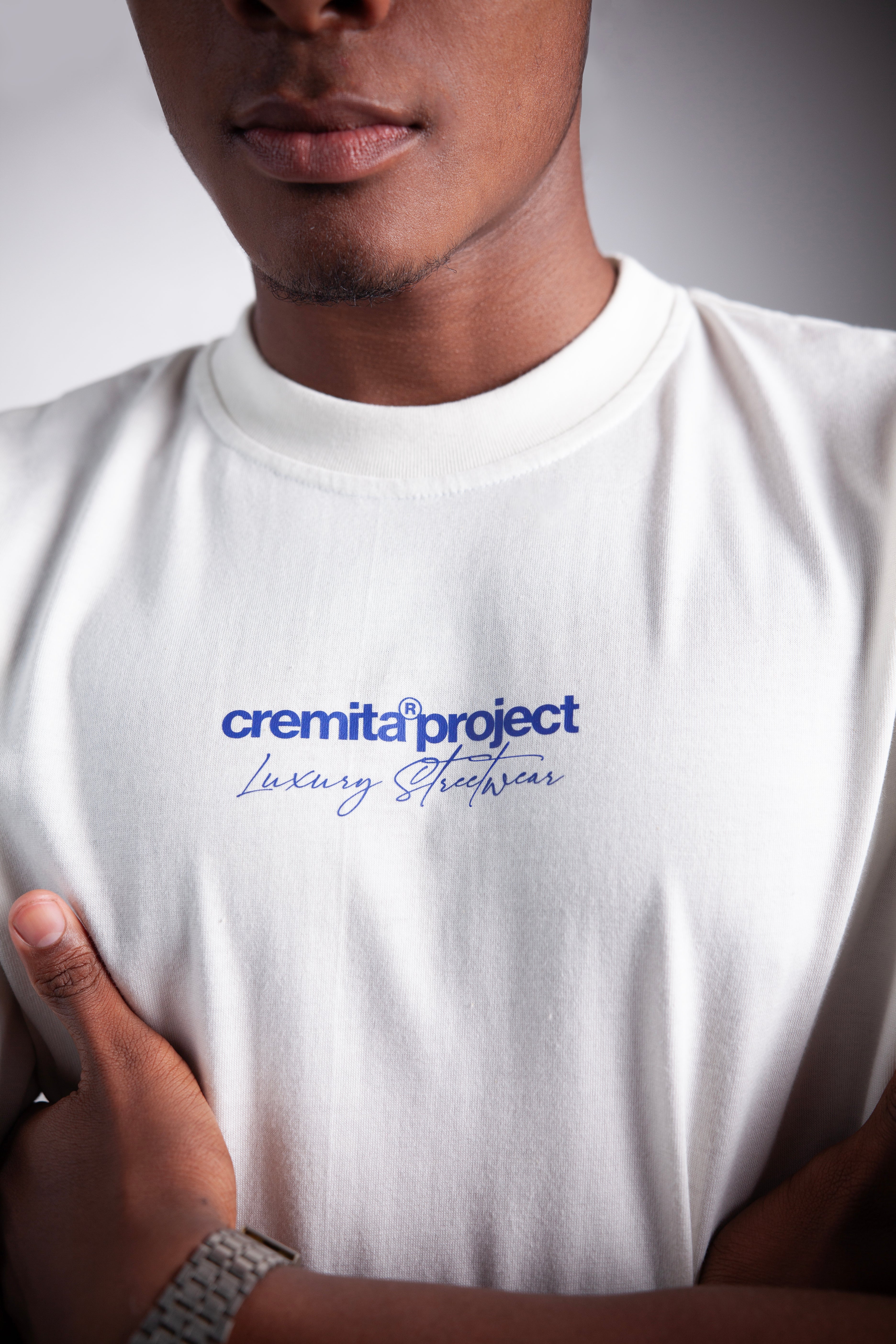 - Tshirt Oversized / Color Hueso / Cremita Project