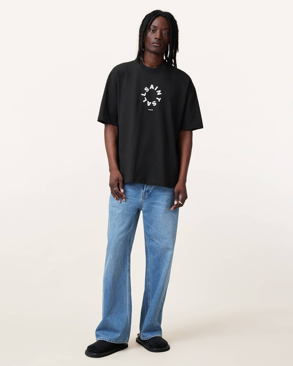 All Saints - Black Tierra Crew Neck