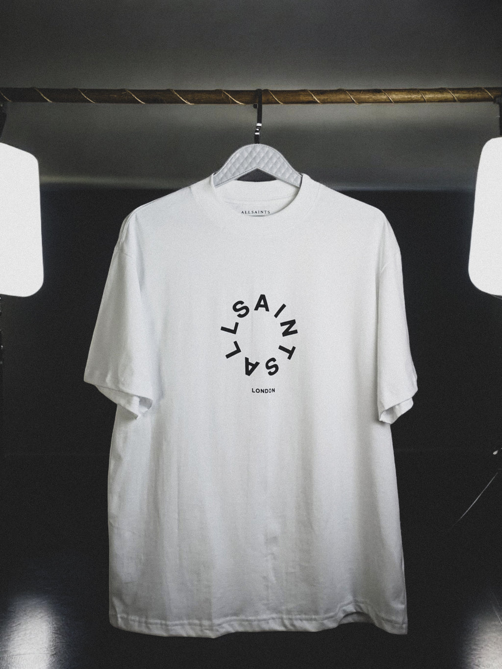 All Saints - Tierra Oversized Crew Neck Logo T-Shirt